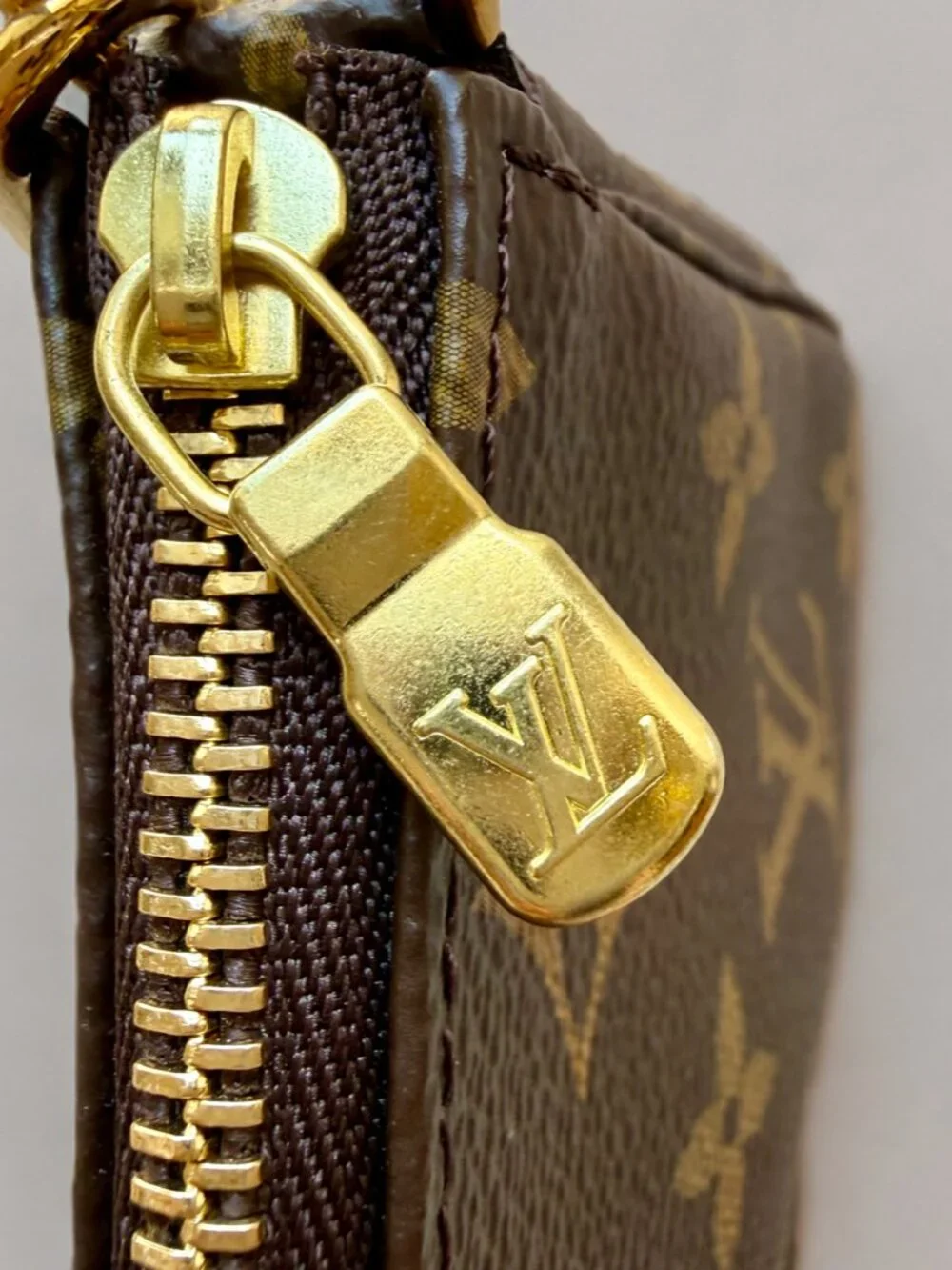 Louis Vuitton Canvas Monogram Mini Pochette Accessoires Bag